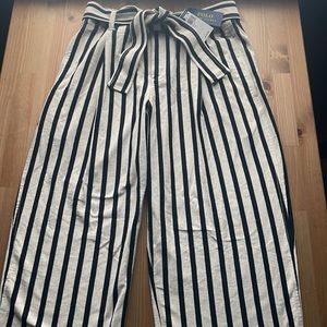 Polo Ralph Lauren High waisted striped Linen Pants